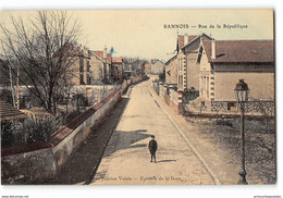 CPA 95 Sannois Rue De La République - Sannois