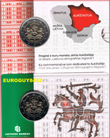LITOUWEN - COINCARD 2 € COM. 2020 BU - REGIO AUKSTAITIJA - Lituanie