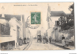 CPA 94 Mandres La Rue De Paris - Mandres Les Roses