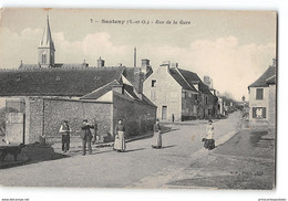 CPA 94 Santeny Rue De La Gare - Santeny