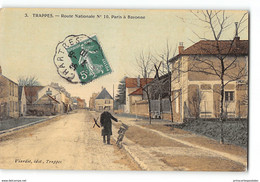 CPA 78 Trappes Route Nationale N*10 Paris à Bayonne - Trappes