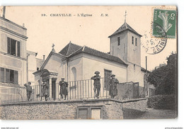 CPA 92 Chaville L'église - Chaville