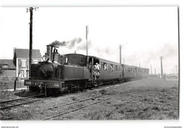 Photo J.H Renaud Format Cpa St Valery Sur Mer Et Environs Le Train Tramway - Saint Valery Sur Somme