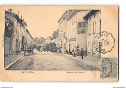 CPA 81 Graulhet Avenue De Lavaur Et Le Train Tramway - Graulhet