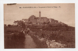 - CPA PLASCASSIER (06) - Vue Générale Et Entrée Du Village 1932 (avec Personnages) - Edition Laugier 628 - - Other Municipalities