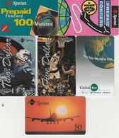 LOT DE 6 CARTES SPRINT TBE - Sprint