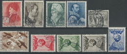 NEDERLAND - 1935 ANNEE COMPLETE - YVERT N° 272/281 OBLITERES - COTE = 44.65 EUROS - Annate Complete