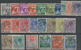 NEDERLAND - 1926 ANNEE COMPLETE - YVERT N° 165/189 OBLITERES - COTE = 56 EUROS - Années Complètes