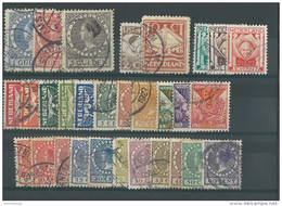 NEDERLAND - 1924/1925 ANNEES COMPLETES - YVERT N° 133/164 OBLITERES - COTE = 62 EUROS - Komplette Jahrgänge