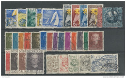 NEDERLAND - 1949 ANNEE COMPLETE - YVERT N° 504/534 OBLITERES - COTE = 61 EUROS - Années Complètes