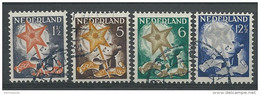 NEDERLAND - 1933 - YVERT N° 259/262 OBLITERES - COTE = 27.5 EUROS - Used Stamps