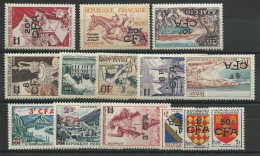 REUNION - 1953 - YVERT N° 307/319 **/* MNH/MLH (318 **/MNH !) - COTE 2022 = 180 EUROS - - Nuevos