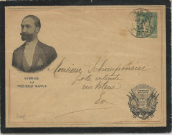 1894 - SAGE -  ENVELOPPE ENTIER POSTAL TSC DEUIL Du PRESIDENT CARNOT - - Buste Postali E Su Commissione Privata TSC (ante 1995)