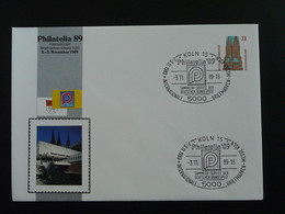Entier Postal Stationery 40 Ans Parlement Européen Europarat Europe Koln 1989 (ex 2) - Privé Briefomslagen - Gebruikt