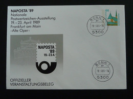 Entier Postal Stationery Naposta Bonn 1989 - Privatumschläge - Gebraucht