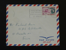 Lettre Flamme Noumea Evitez Les Retards Nouvelle Calédonie 1967 (6) - Covers & Documents