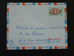 Lettre Cover Coquillage Shell Oblit. Noumea Vallée Des Colons Nouvelle Calédonie 1970 (19) - Storia Postale