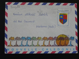 Lettre Cover Golf Flamme Bourail Nouvelle Calédonie 1989 (48) - Brieven En Documenten