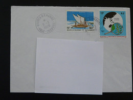 Lettre Cover Priogue Oblit. Noumea Marine Nouvelle Calédonie 1988 (59) - Cartas & Documentos