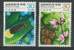 KOREA - YVERT N°1059/1060 ** - MNH - INSECTES - Corée Du Sud