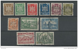 WEIMAR - YVERT N° 348/358 OBLITERES - COTE = 50 EUR. - Oblitérés