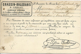 PAS DE CALAIS - 1876 - CARTE PRECURSEUR ENTIER CERES REPIQUAGE PRIVE GRASSIN à ST SAUVEUR LEZ ARRAS - Tarjetas Precursoras