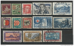 SUISSE - 1927/1929 - YVERT N° 226/238 OBLITERES - COTE = 55 EURO - - Used Stamps