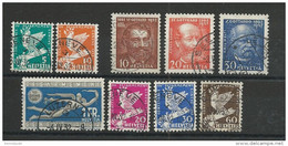 SUISSE - 1932 - YVERT N° 254/262 OBLITERES - COTE = 37 EURO - - Used Stamps