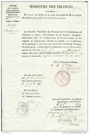 1837 - LETTRE REQUISITION D'ESCORTE ARMEE Pour ENVOIS DE FONDS Avec PV (CACHETS DE CIRE) à FONTENAY LE COMTE (VENDEE) - Legerstempels (voor 1900)