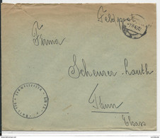 1943 - GG (POLOGNE) - ENVELOPPE FELDPOST De BIALA-PODLASKA => THANN - Gobierno General