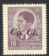 LUBIANA 1941 Ljubljana Slovenia Italy Yugoslavia Commissariato Civile CO.CI. Occupation --MNH - Lubiana