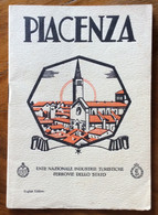 PIACENZA - OPUSCOLO PUBBLICITARIO  DI 20 PAGINE CON FOTO  EDITO DA E.N.I.T. FERROVIE DELLO STATO  - Ed.English - Da Identificare