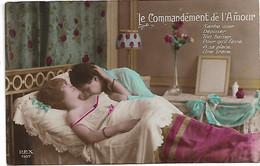 L50C456 - Le Commandement De L'Amour - "Sache Oser Déposer Ton Baiser..."  - Rex  N°1107 - Couples