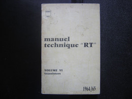 Technique RT Radiotechnique Volume VI TRANSISTORS 1964/65 Miniwatt Dario - Informatik