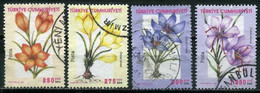 Turkey 2000 - Mi. 3244-47 O, Flowers | Crocuses - Oblitérés