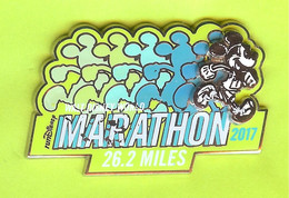 Pin's BD Disney Marathon 26.2 Miles Mickey (Double Moule) - 7D28 - Disney