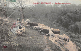 Non Localisé. Auvergne. Cantal       15    Gardienne De Moutons   Edition  V D C 5002      (Voir Scan) - Autres & Non Classés