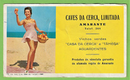 Amarante - Mata-Borrão - Caves Da Cerca - Blotter - Buvard - Actress - Cinema - Theatre - Vinho - Vin - Wine - Portugal - Cinema & Teatro