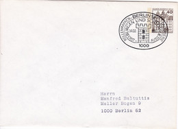 Berlin, PU,  BuSchl.  40, Blanco, FDC Berlin - Privatumschläge - Gebraucht