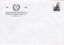 BRD, PU 286 C2/003, SWK. 60,  10 Jahre Briefmarken  Und Münzensamlerverein Olpe - Private Covers - Mint