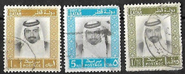 Qatar 1972 Sheik Khalifa Bin Hamad Al Thani 5r Little Damage - Qatar