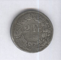 Fausse 2 Francs Suisse 1878 - Plomb ? - Exonumia - Autres & Non Classés