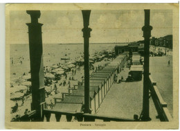 PESCARA - SPIAGGIA - EDIZIONE CLAUDIANI - SPEDITA 1937 (BG6187) - Pescara