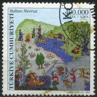 Turkey 2002 - Mi. 3296 O, Historical Festival Scene (Painting) | Nauruz Festival - Gebraucht