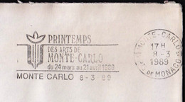 Monaco 1989 Monte-Carlo / Printemps Des Arts De Monte Carlo / Art / Machine Stamp - Máquinas Franqueo (EMA)