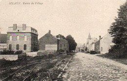 Sclayn Entrée Du Village Rails Du Tram Circulé En 1909 - Andenne