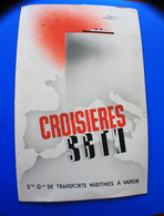 1936 A BORD PAQUEBOT S/S CAMPANA-☛Sté Gle De TRANSPORTS MARITIMES A VAPEUR CROISIERE SGTM EN ADRIATIQUE☛ Marseille - Altri & Non Classificati
