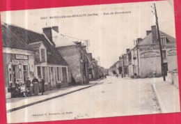 Dépt 72 - MAROLLES-LES-BRAULTS - Rue De Bonnétable - Animée - Épicerie Mercerie Poterie GODET - Marolles-les-Braults