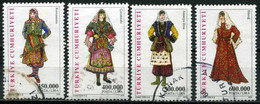 Turkey 2002 - Mi. 3297-3300 O, Turkish Regional Women's Clothing - Gebraucht