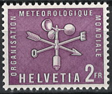 Schweiz Switzerland 1956. OMM/WMO Mi.-Nr. 6, Postfrisch **, MNH - Unused Stamps